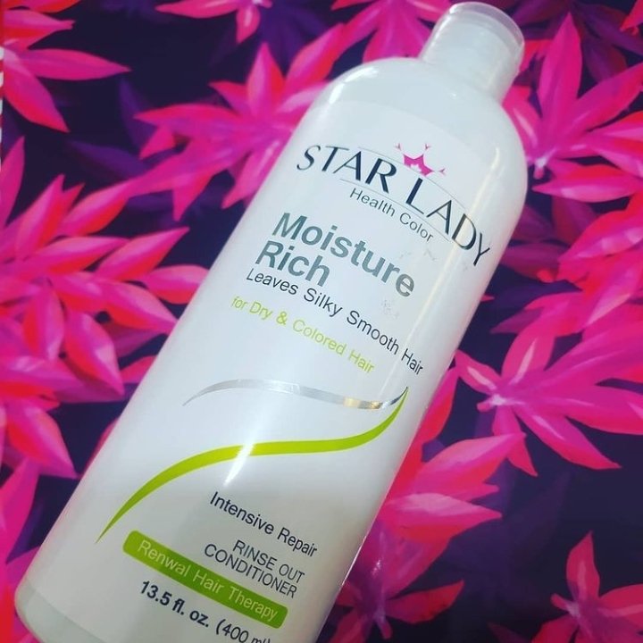 نرم کننده مو استار لیدی مدل Moisture Rich حجم 400 میلی لیتر