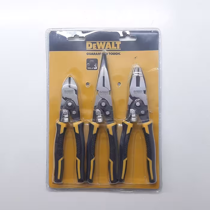 ست انبردست ، سیم چین و دم باریک دیوالت اورجینال