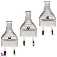 دوشاخه برق کد DB-110 بسته سه عددی