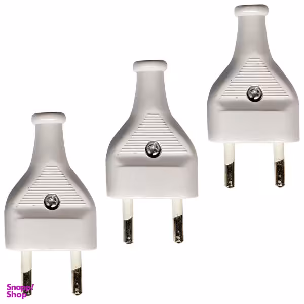 دوشاخه برق کد DB-110 بسته سه عددی