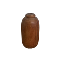 گلدان دکوری چوبی 15 سانت مدل H15D8