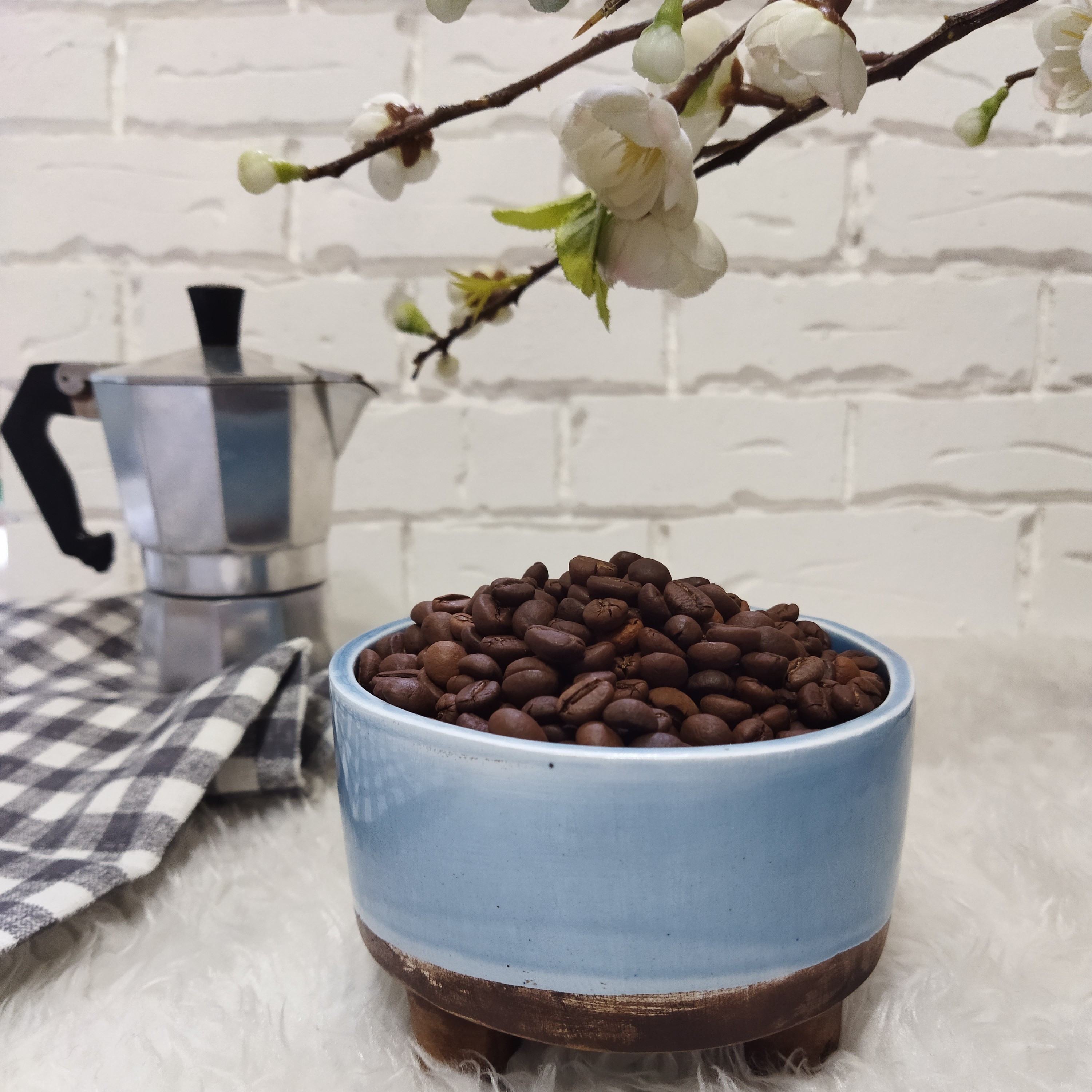 قهوه میکس 50درصدعربیکا 50درصد روبستا500گرمی