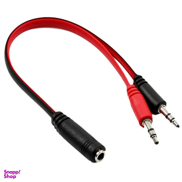 تبدیل 2 به 1 جک 3.5 میلی متری مدل HM21