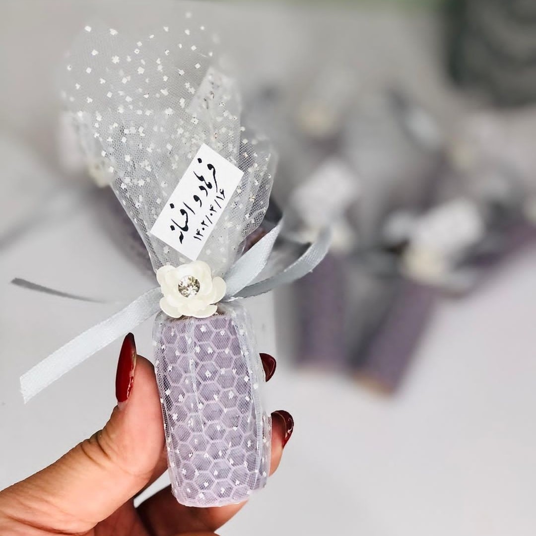 گیفت عروسی یا حنابندان ( شمع موم عسل) 