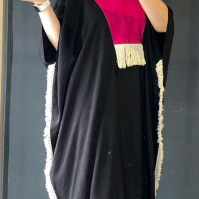 پانچو زنانه کرپ مدل کفتان مدل ژیلا94654
