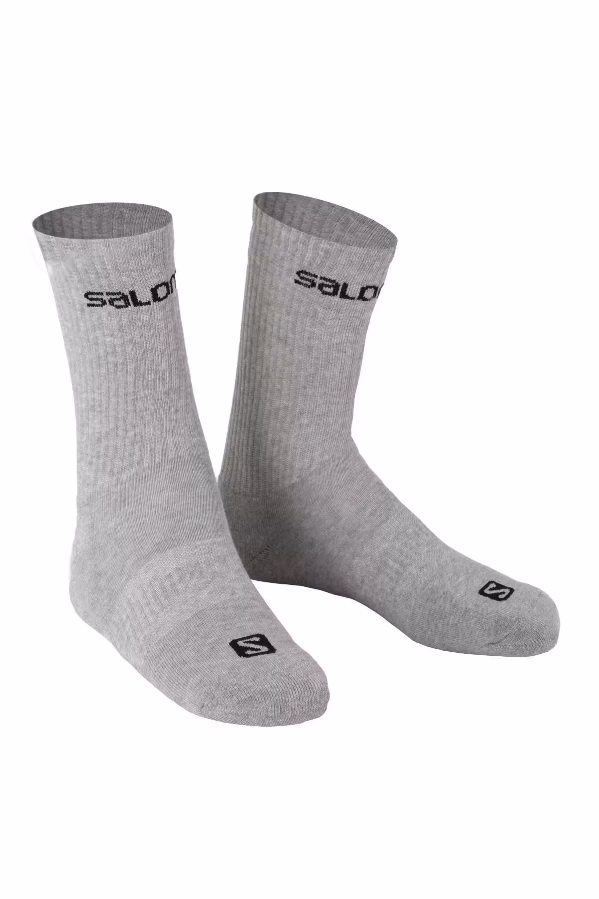 جوراب ورزشی خاکستری مردانه و زنانه جورابهای در فضای باز اورجینال Salomon