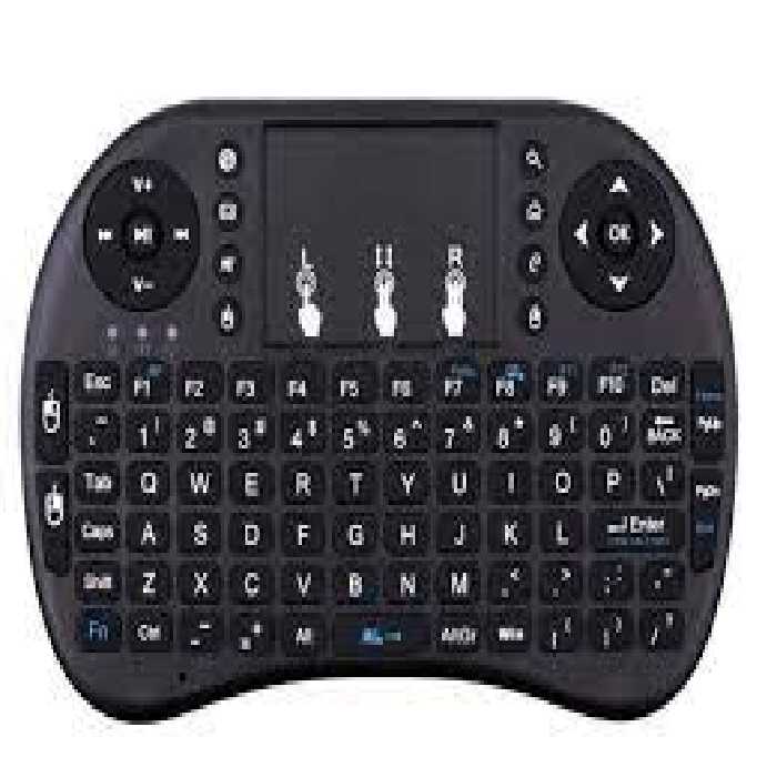مینی کیبورد بی سیم همراه با تاچ پد مدل WIFI 2.4GHz