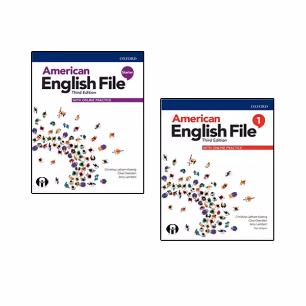 کتاب American English File Third Edition اثر جمعی از نویسندگان انتشارات الوند پویان جلد Starter و 1