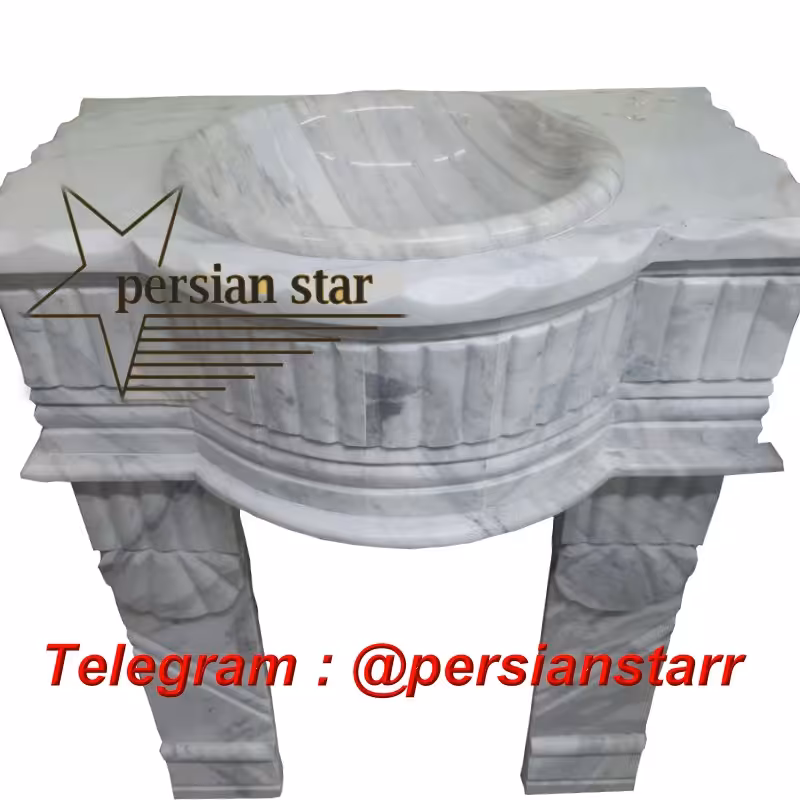 روشویی سنگی دو پایه قروه
