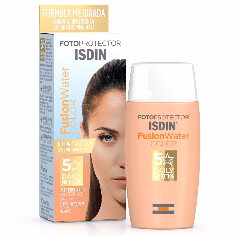 کرم ضد آفتاب فیوژن واتر رنگی ایزدین SPF50