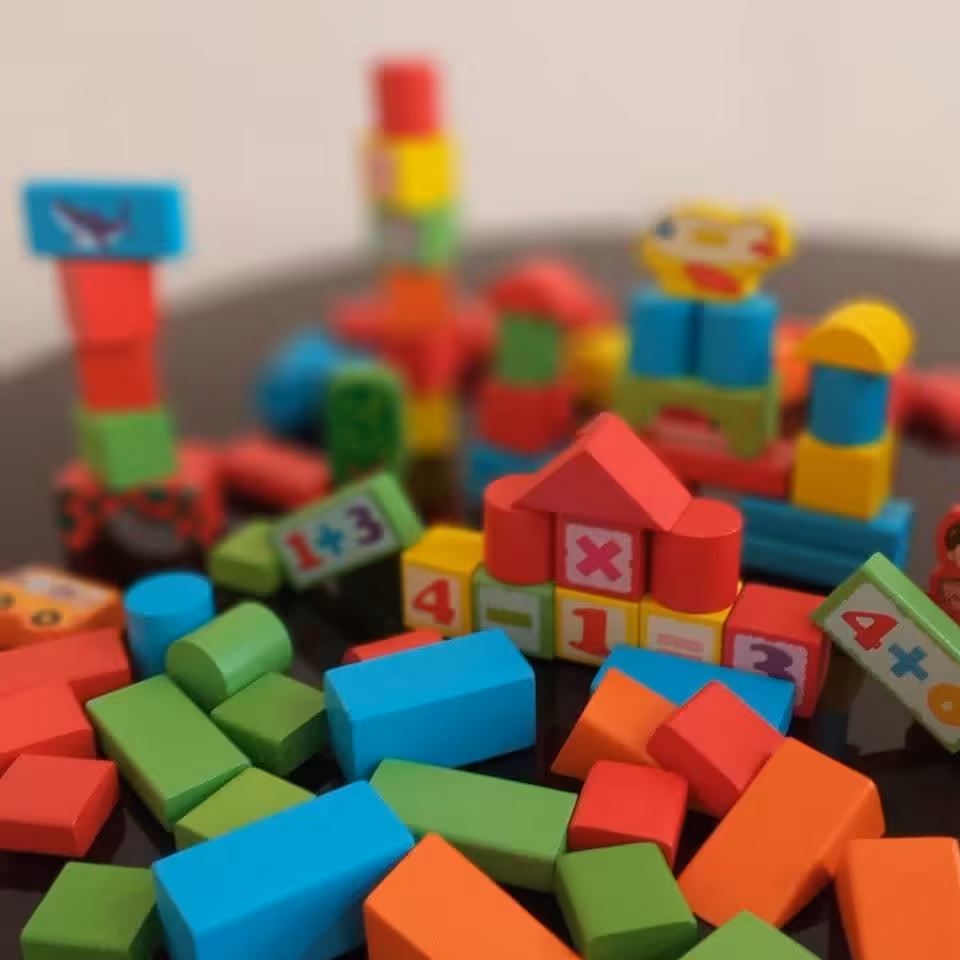 آجره خانه سازی چوبی 100 قطعه سطلی برند موانشی 