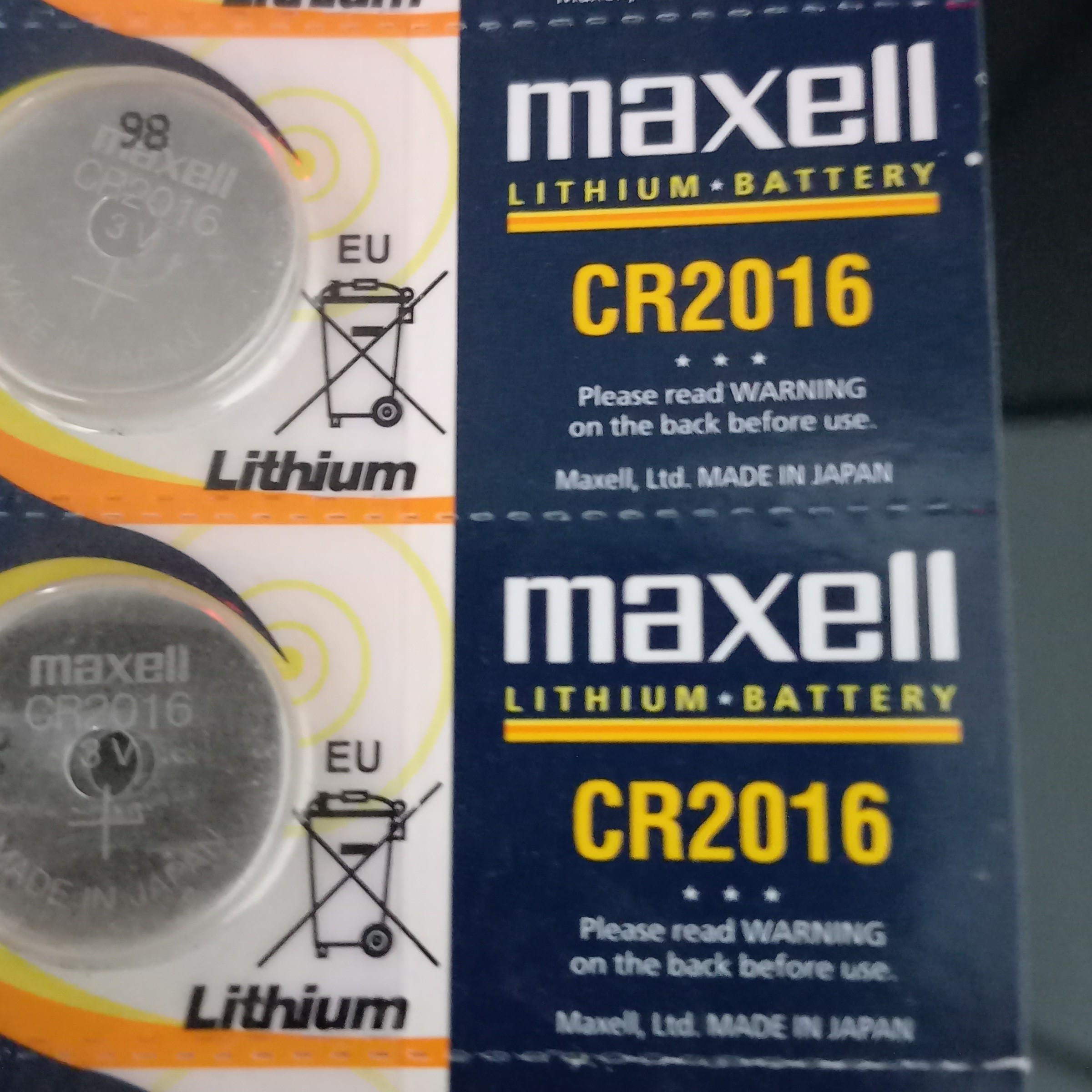 باطری سکه ای 2016 مکسل