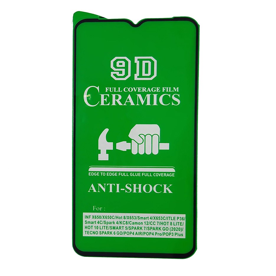 محافظ صفحه نمایش سرامیک شفاف 9D سامسونگ - A8 2018 - A5 2018