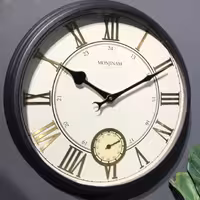 ساعت دیواری  با ابعاد 45 در 45  و رنگ ثابت و ضمانت ر3 ساله موتور  و مستقیم از تولیدی خرید کنید