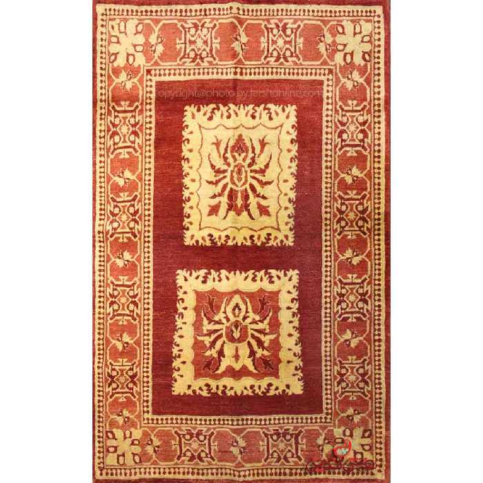 فرش دستباف کردستان لاکی کد 107802