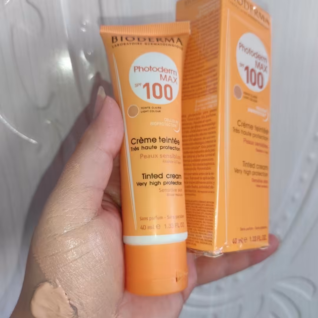 ضدآفتاب بیودرما فتودرم مکث اس پی اف100رنگی حجم(40)میل