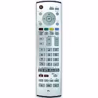 کنترل تلویزیون ال سی دی LCD پاناسونیک نقره ای PANASONIC