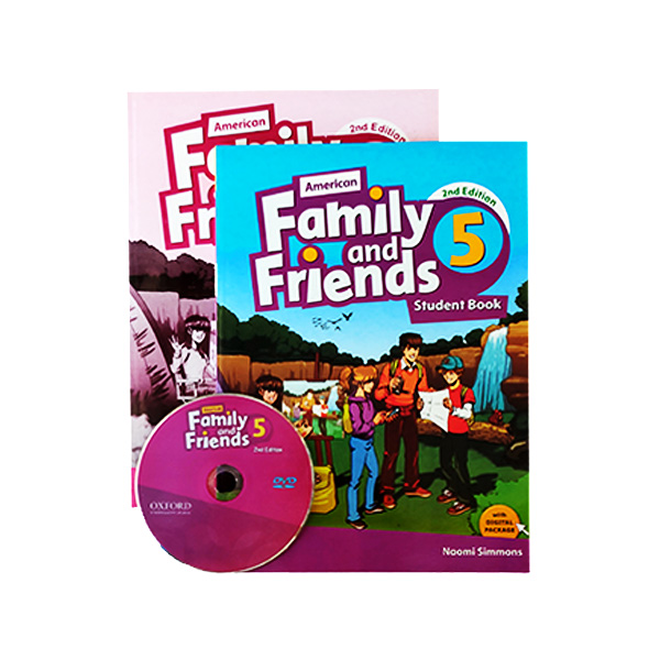 کتاب امریکن فمیلی اند فرندز 5 ویرایش دوم سایز بزرگ (رحلی) | American Family and Friends 5 2nd Edition | خرید کتاب زبان | خرید لوازم التحریر | چی کتاب | بالاترین تخفیف و ارسال رایگان