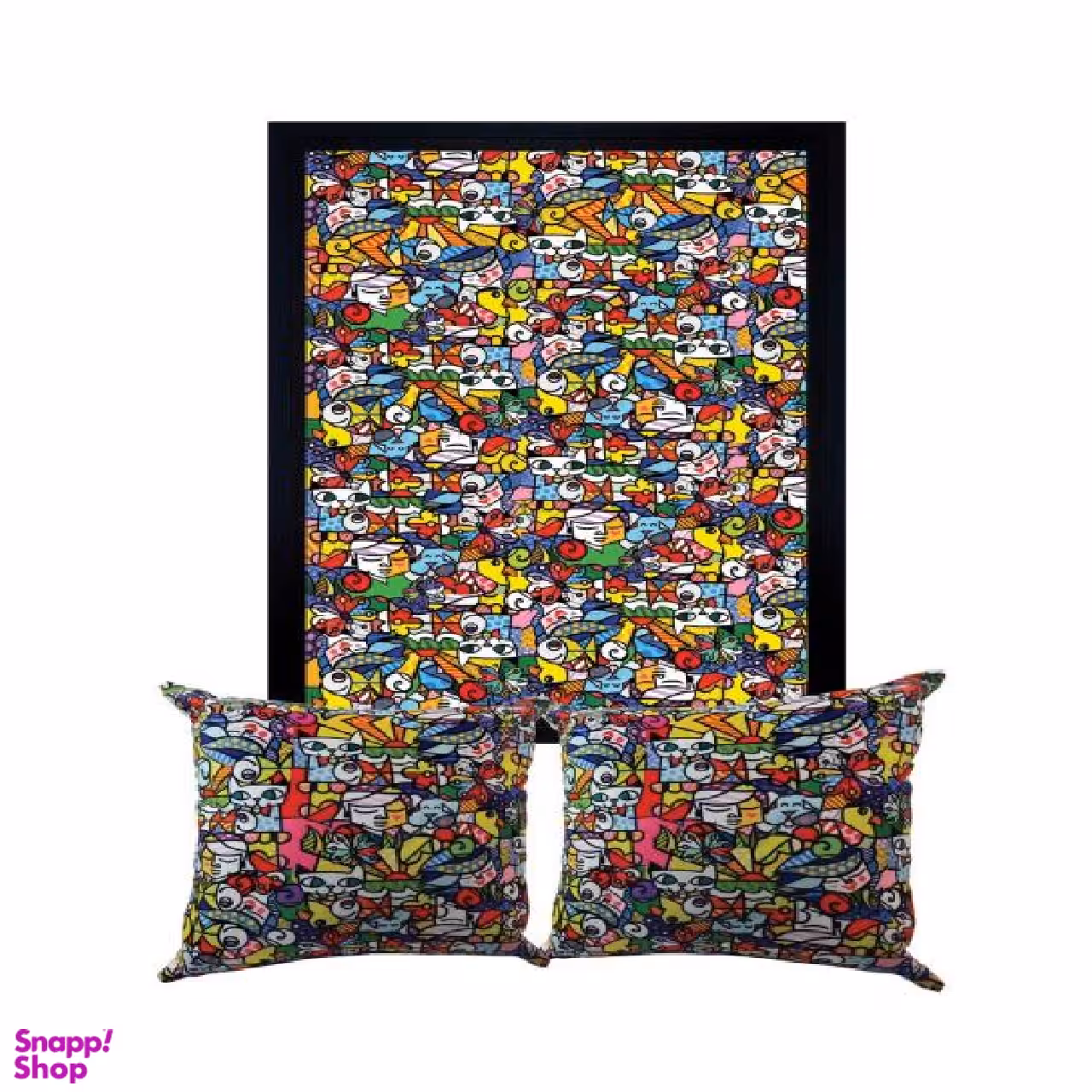 کوسن رنس مدل S9-41003 به همراه تابلو چند رنگ