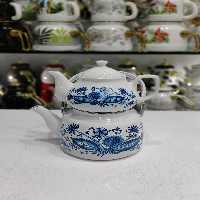 کتری قوری لعابی طرح ترک