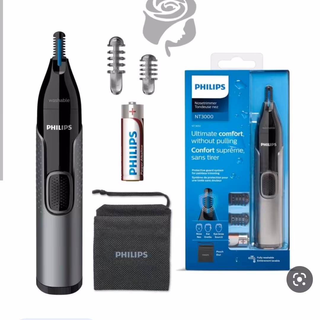 موزن گوش وبینی وابرو فیلیپس سری NT3000مدل NT3650ضداب 