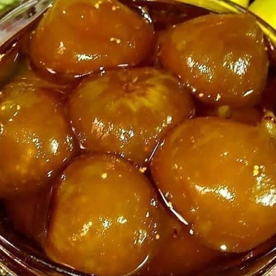 مربا انجیر زعفرانی فوق العاده خوش عطر وطعم