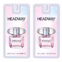 عطر جیبی زنانه هدوی مدل ورساچه برایت کریستال حجم 45 میلی لیتر مجموعه 2 عددی