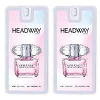 عطر جیبی زنانه هدوی مدل ورساچه برایت کریستال حجم 45 میلی لیتر مجموعه 2 عددی