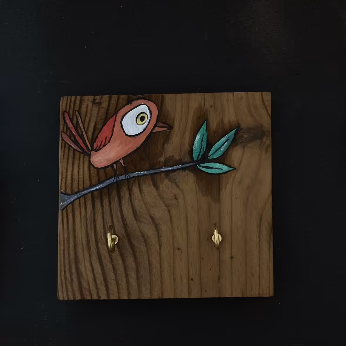 جاکلیدی دیواری طرح پرنده (ارسال رایگان)