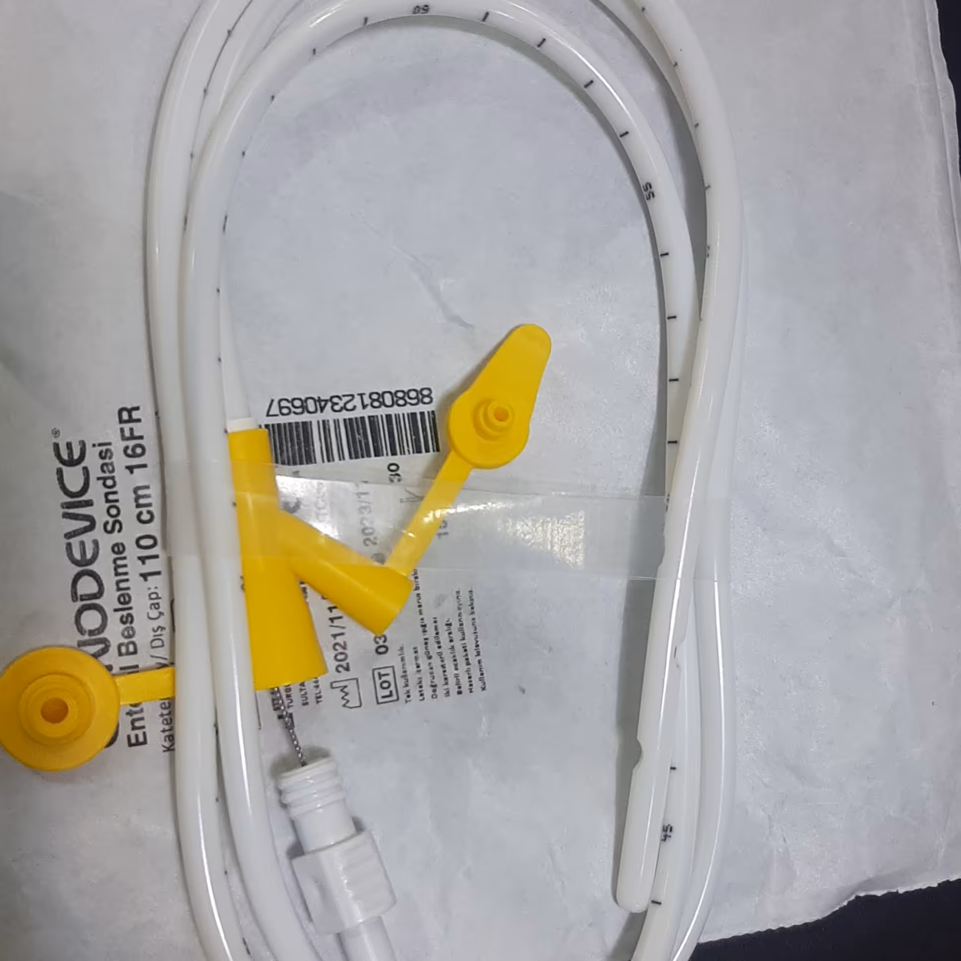 ان جی تیوپ سیلیکونی گایددار سایز 10 برند Cilinodevice