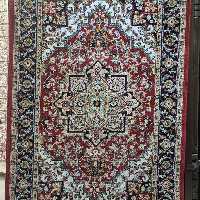 فرش پاتریس  فرش گلیم عشایری400شانه طرح هریس لاکی سایزکناره یک دریک ونیم متری