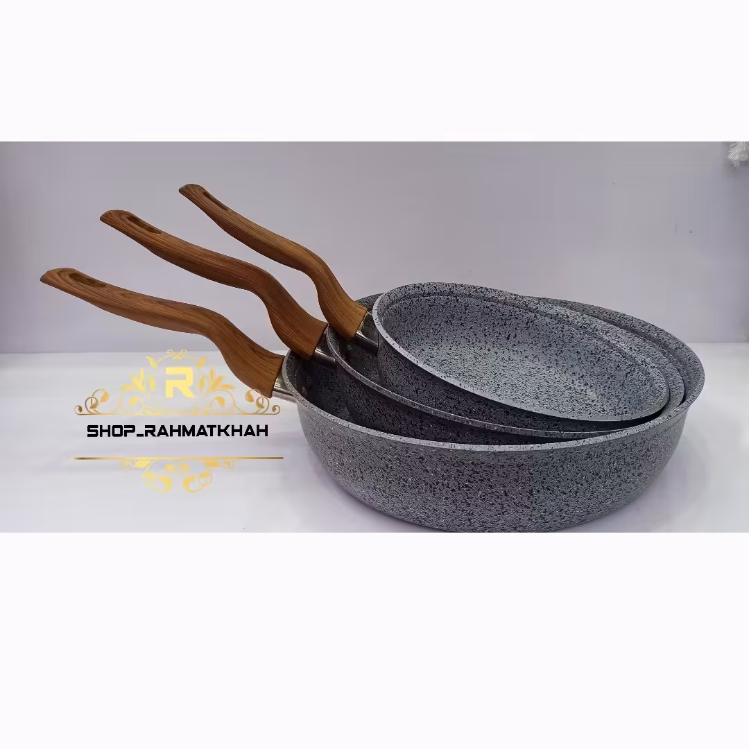 تابه تک دسته گرانیتی سایز 20 در دو رنگ مشکی و طوسی (ارسال با باربری و پس کرایه)