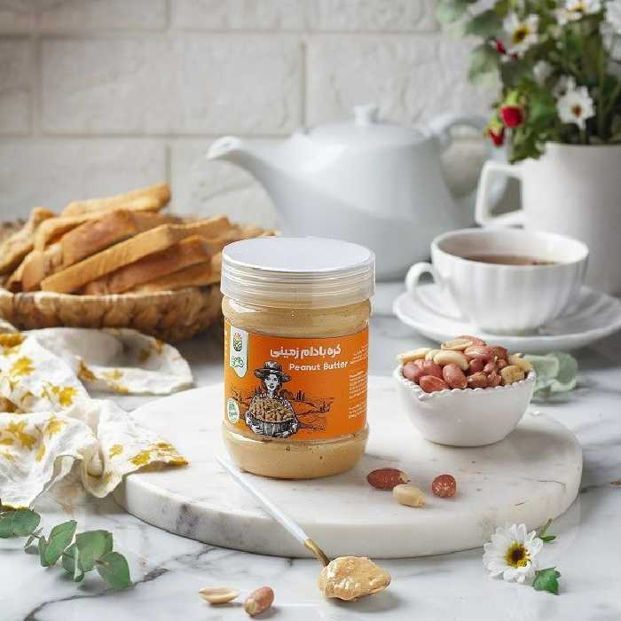 کره بادام زمینی 400گرمی طلوع (پس کرایه)