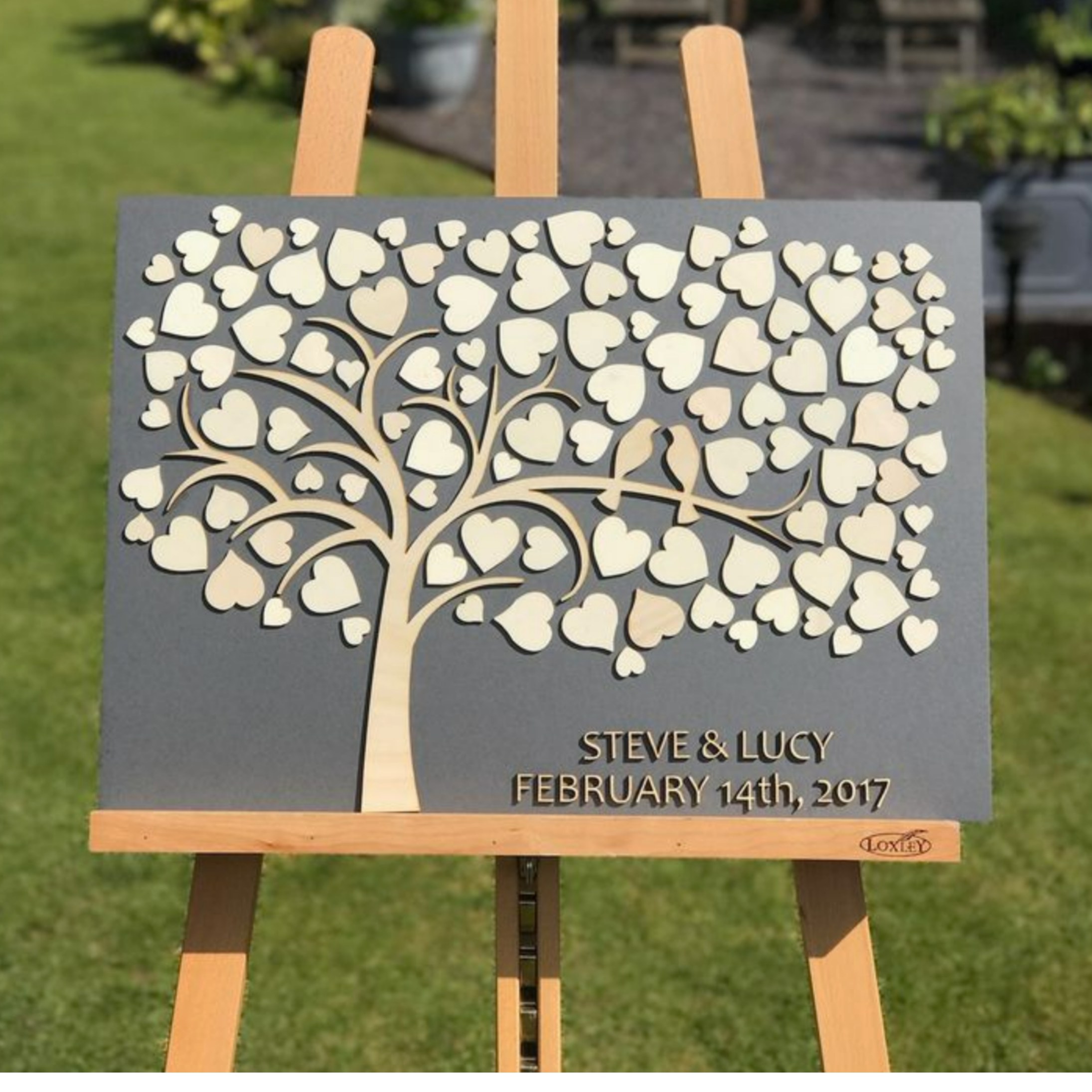 تابلو یادبود با تکه هایی از طرح قلب کد G006