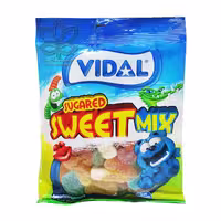 پاستیل شکری میکس ( بدون گلوتن ) 100 گرم ویدال - vidal