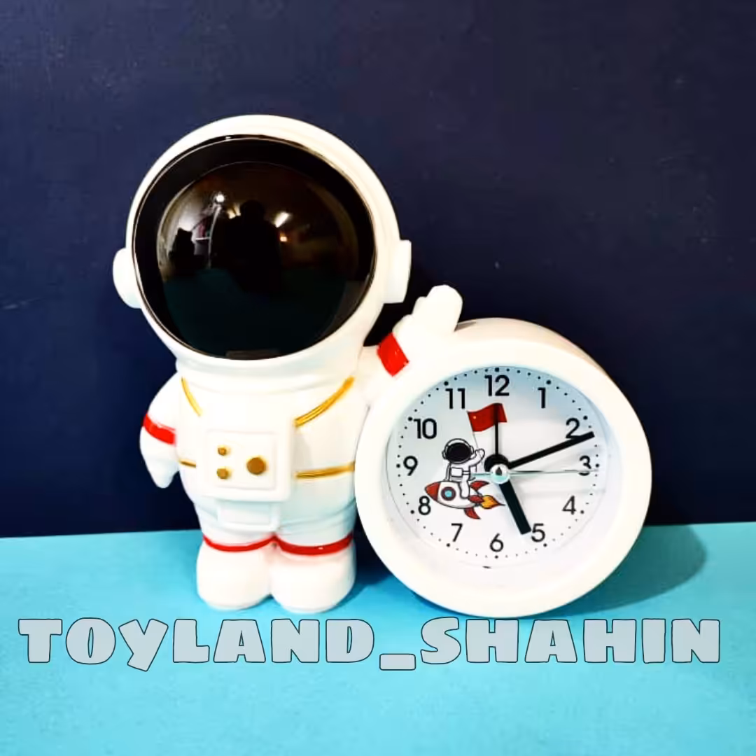 ساعت رومیزی، ساعت رومیزی بچگانه، ساعت فضانورد، ساعت بچگانه، ساعت پسرانه