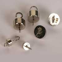 مجموعه وزنه 50 تا200گرمی قلابدار 