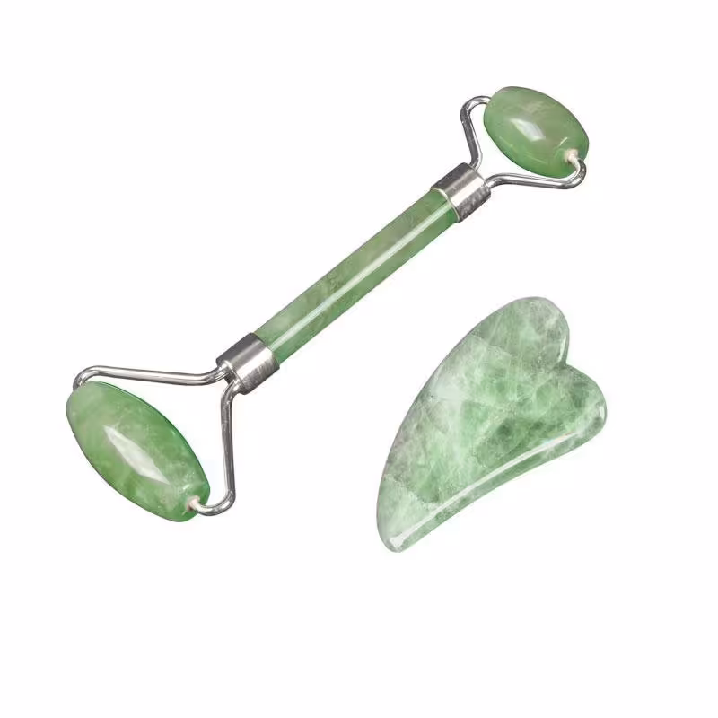 ماساژور جید رولر صورت و سنگ گواشا ریلکس Relax