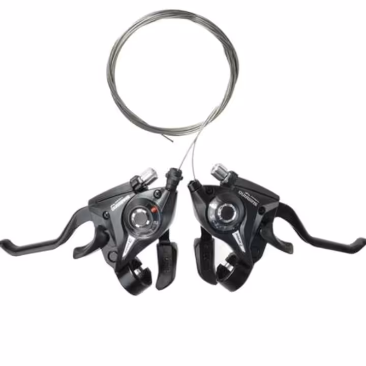 دسته دنده کلاجدار دوچرخه برند طرح شیمانو مدل ساعتی 7 سرعته کد 2004 (راشا بایک)