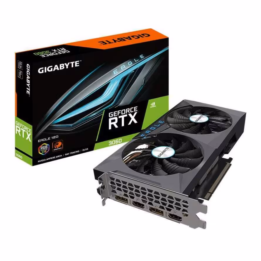 کارت گرافیک گیگابایت GeForce RTX 3060 EAGLE 12G