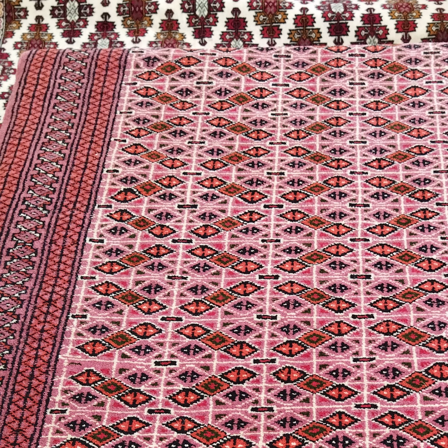 قالیچه ترکمنی دست بافت