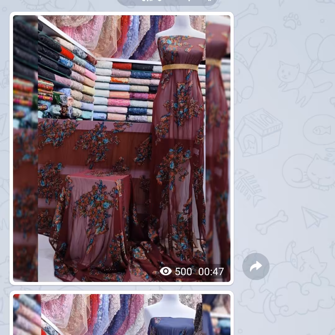 تور و پولک جدید در شش رنگ عالی فروش قواره ای سه مترو نیم 