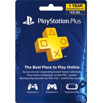 گیفت کارت پلی استیشن پلاس با عضویت یکساله