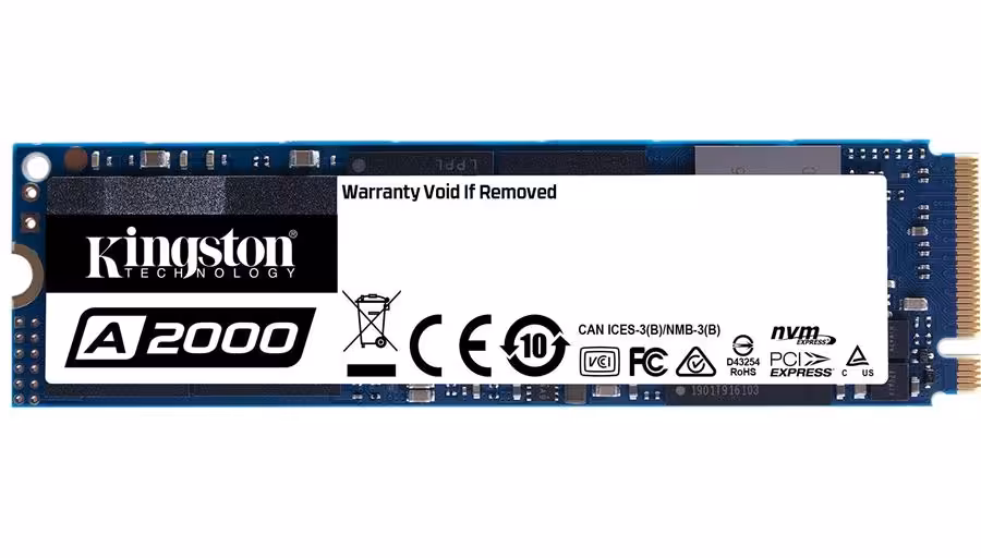 حافظه اس اس دی کینگستون مدل A2000 NVMe PCIe با ظرفیت 500 گیگابایت