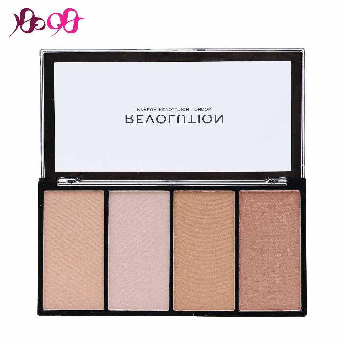 پالت هایلایتر وارم رولوشن مدل Lustre Lights warm