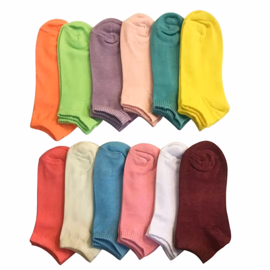 جوراب ساق کوتاه اسپرت(قیمت بصورت جفتی می‌باشد)