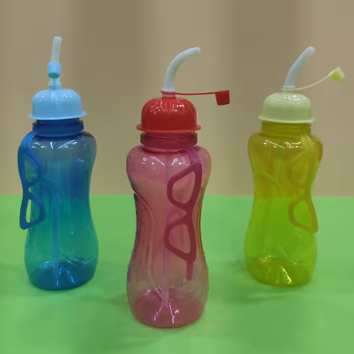 قمقمه نی دار پلاستیکی