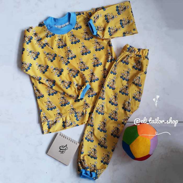 ست بلوز و شلوار اسپرت 
دخترانه وپسرانه
طرح مینیون 