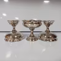 بستنی خوری مسی (3تایی) هفت سین مسی کروم