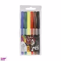 ماژیک نقاشی کالرفایبر مدل B20 بسته 6 عددی